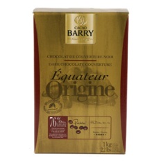 EQUATEUR тёмный шоколад Cacao Barry