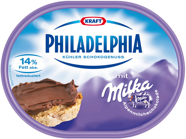 Шоколадная сторона сыра Филадельфия (PHILADELPHIA)